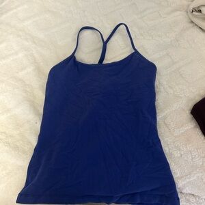 Blue lululemon tanktop